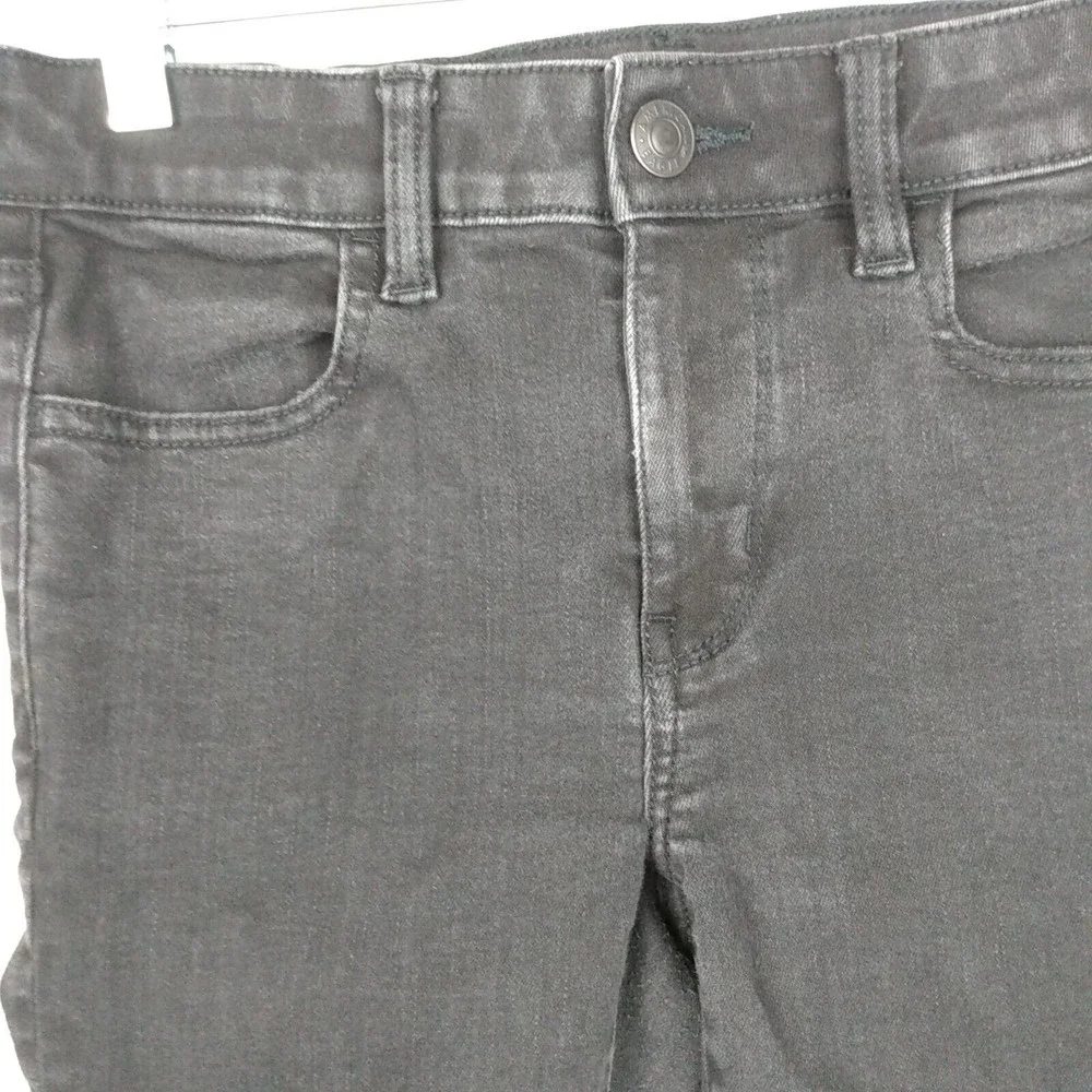 American Eagle Outfitters Womens Skinny The Dream Jeans Black Stretch Size 4 Reg